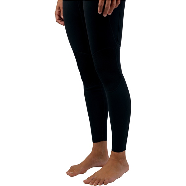 2026 O'Neill Womens Bahia 3/2mm Back Zip Våddragt 5292 - Black / Surf Abstract / Chambray Blu